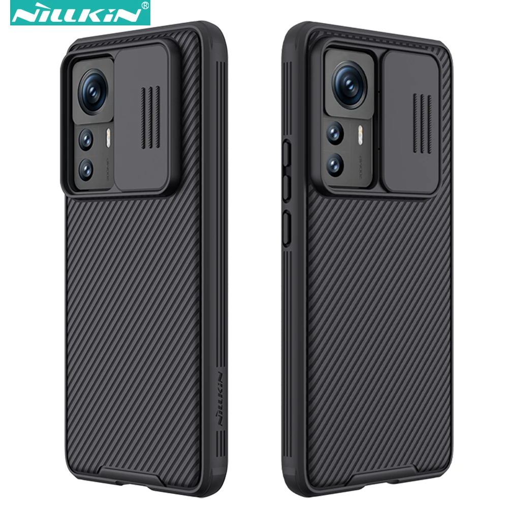 Nillkin for Xiaomi 12T Pro Case CamShield Pro Case, with Slide Camera Cover Protector Hard PC+TPU Cover