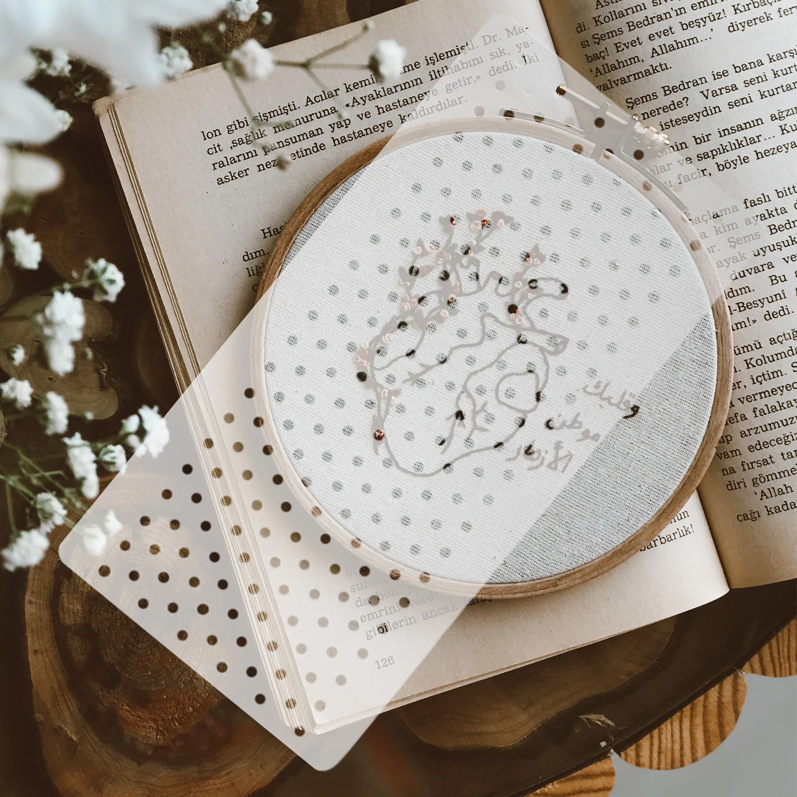 4Pcs Quilting Stencils Transparent Acrylic Templates for Embroidery Tracing and Machine Quilting Geometric Pattern Craft