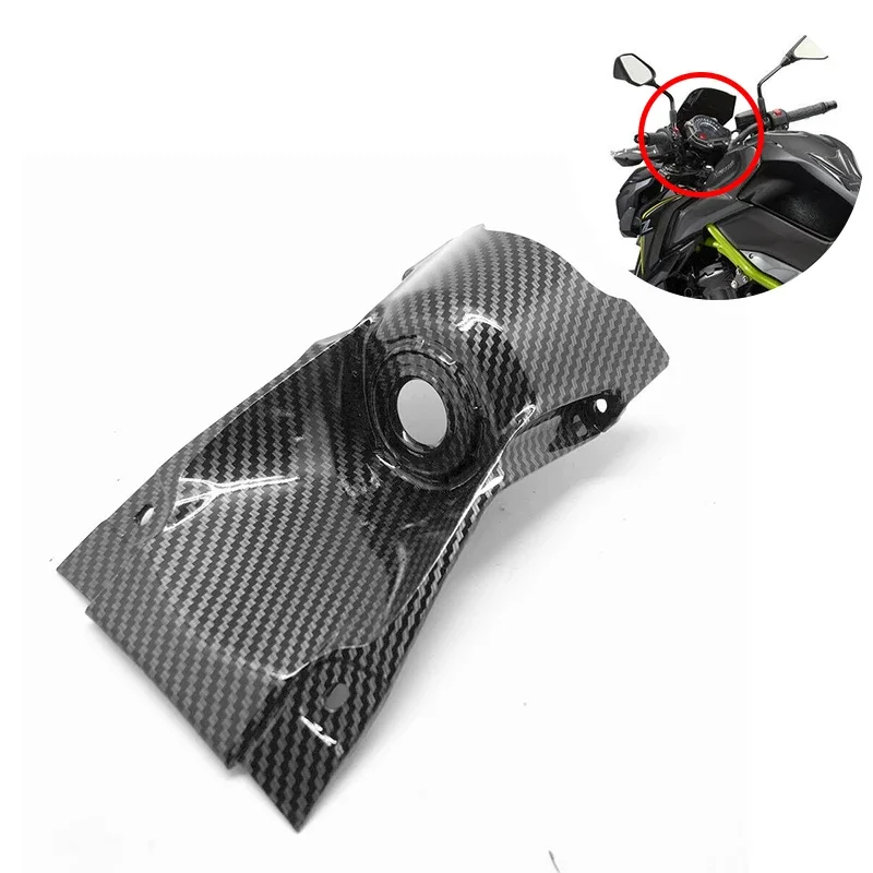 

For KAWASAKI Z900 Z 900 2017-2020 Motorcycle ABS PLASTIC Hydro Dipped Carbon Fiber Finish Ignition Key Case Cover Panel Fairing