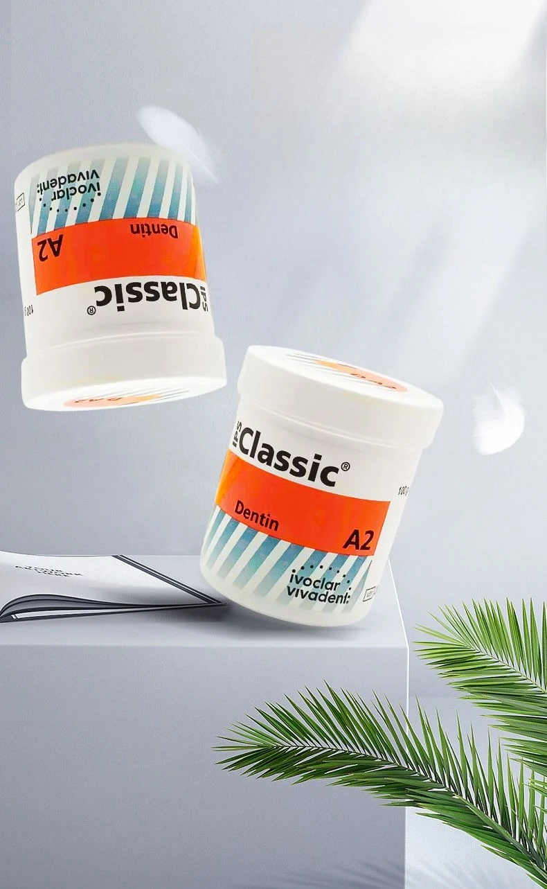 Dental Material Cut End Transparent Porcelain Powder Ivoclar Specialized Dental Restoration Wear-resistant Acid Alkali Resistant