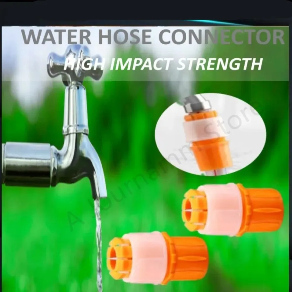 10pcs Universal Water Hose Connectors Fitting Faucet Joint Interface Backflow-proof Irrigation Fast for Courtyard Watering Pipe