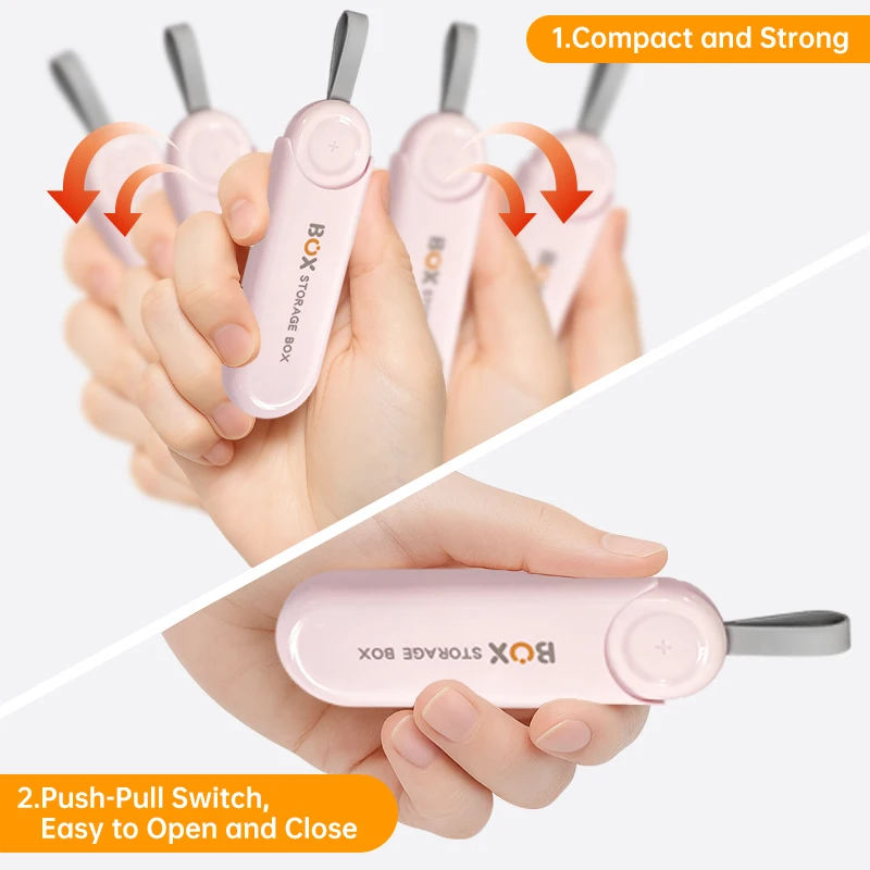 Täglicher Pillen-Organizer mit mühelosem Öffnungsdesign, Pillen-Organizer, arthritisfreundliches Pillenetui für Vitamine-Ergänzungsmittel