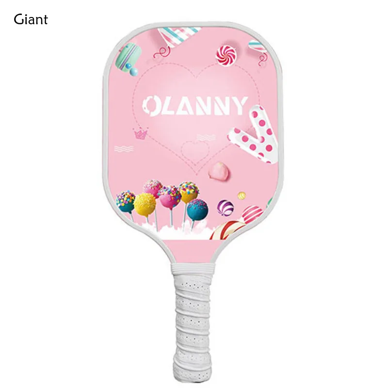 

Pickleball Paddle Brand Good Quality Pink Girl Fiberglass Racquet Pickleball Funny Pickle Ball Competition Court Portable Palas