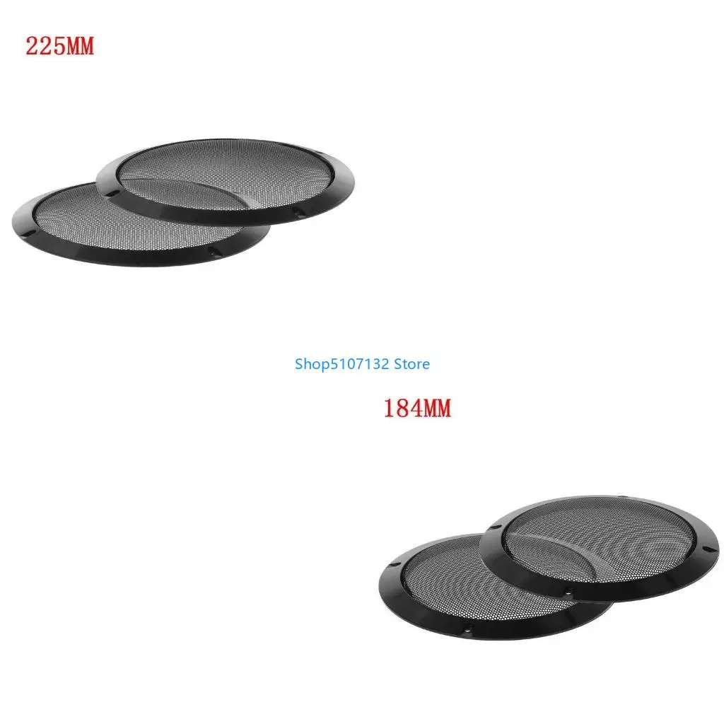 87HD 2PCS loa bảo vệ nắp thép lưới vỉ nướng Vòng tròn trang trí phụ kiện DIY