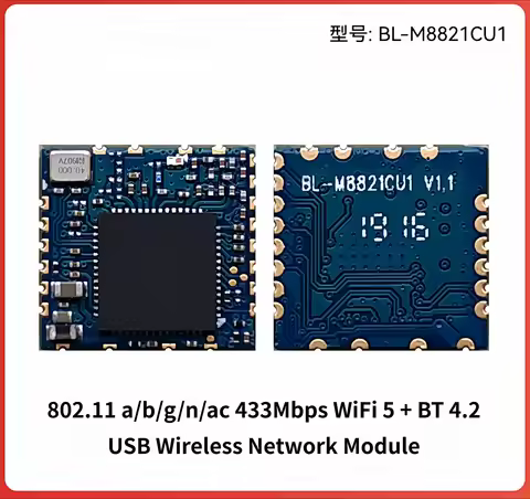 RTL8821CU Chip Dual-Band 5G USB WiFi Bluetooth Combo Module 2.4GHz/5GHz Wireless Adapter for PC