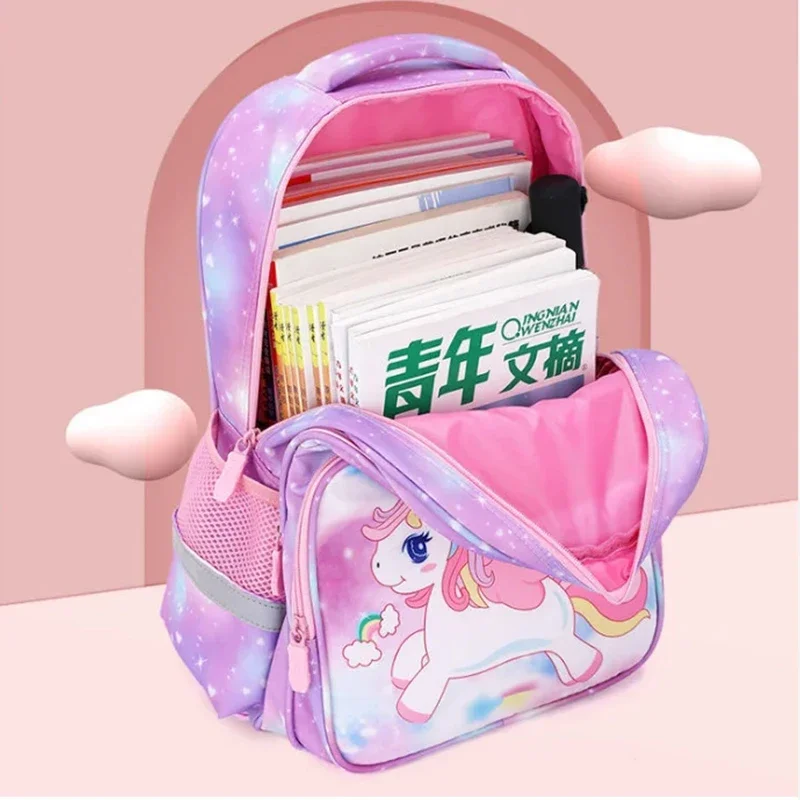 Schul-Trolley-Tasche für Mädchen und Kinder. Rollrucksack für die Schule. Schulrucksack mit Rollen. Schultaschen mit Rollen. Trolley-Umhängetasche