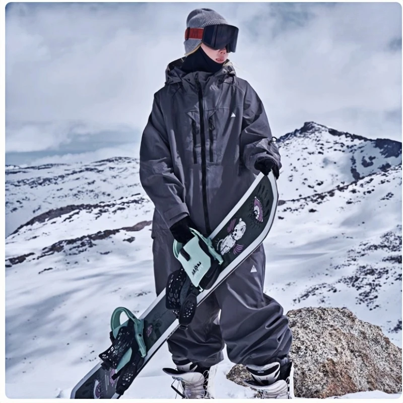 APVCX 2025 New Winter Man And Woman Waterproof Ski Suit Set Warm Breathable Unisex Snowboarding Set Snow Coat&Pants Suit