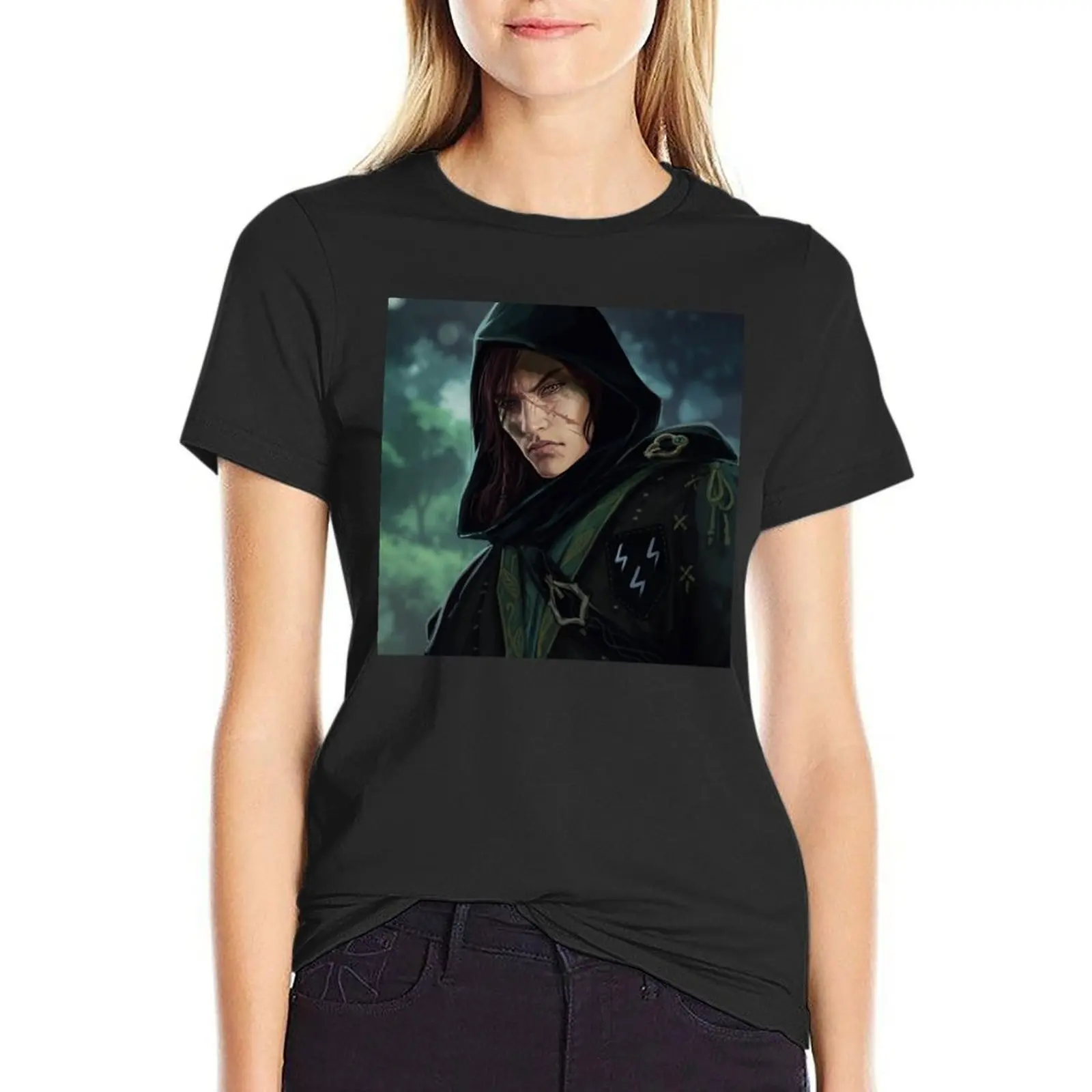 

Isengrim Faoiltiarna T-Shirt animal prinfor Female clothing funny cute clothes spring clothes Women 2025