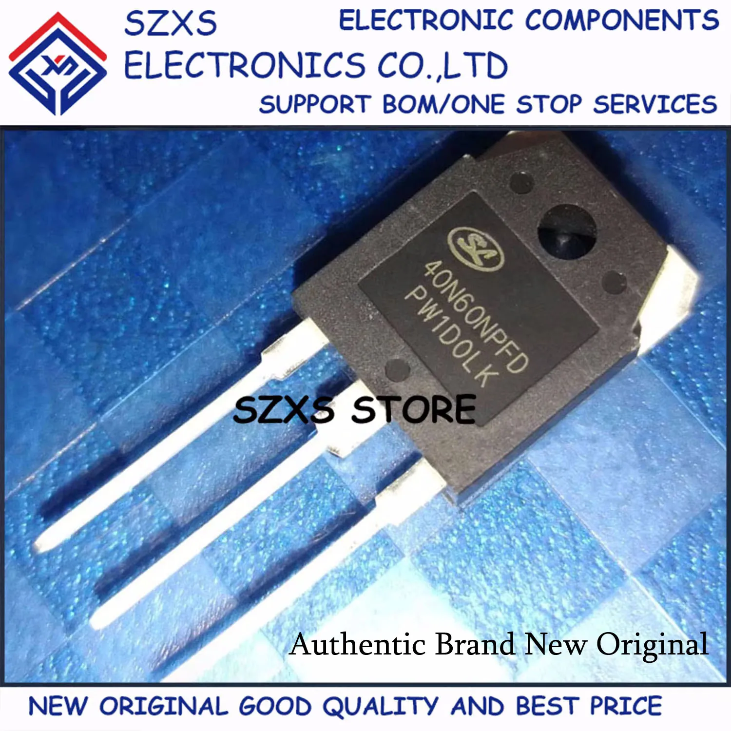 New Original 10Pcs SGT40N60NPFD 40N60NPFD TO-3P 600V 40A Powerful IGBT Field-effect Transistor In Stock Good Quality