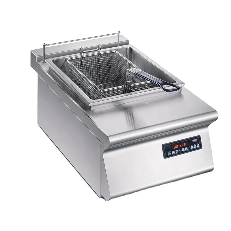 

Countertop Induction Deep Fryer Precise Heat Control Efficient Oil Saving Stable Output Perfect for Restaurant Food Frying Needs