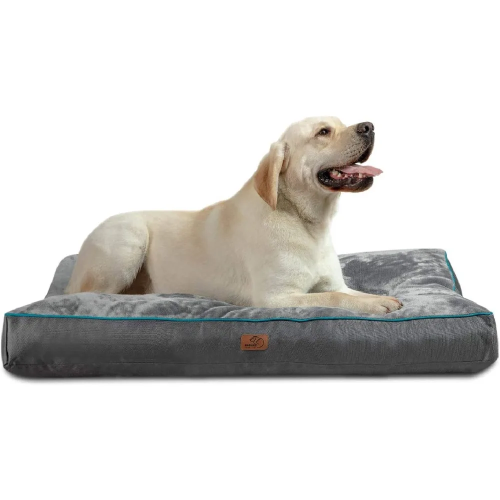 

Waterproof Dog Beds for Extra Large Dogs - 4 inch Thick Up to 100lbs XL Dog Bed 44.0"L x 32.0"W x 4.0"Th