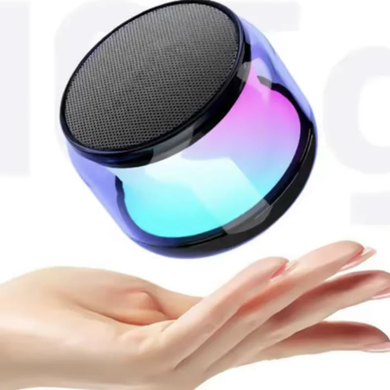 

New cool multi-functional Bluetooth speaker high life bright color science fiction car small speaker