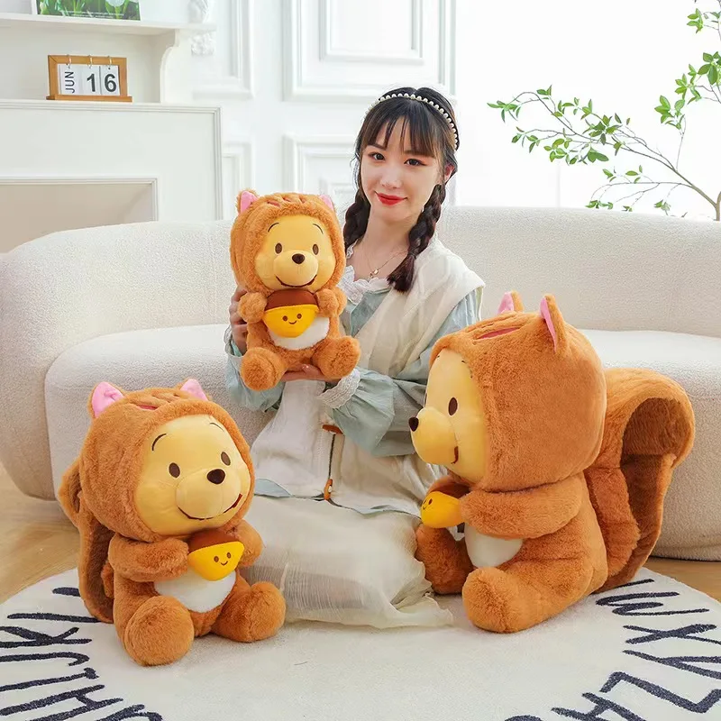 Disney Winnie The Pooh Doll Cute Bear Soft Plush Toy Stuffed The Best Birthday Gift for Children's Girls Kids Young Person