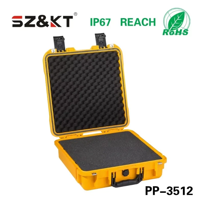 Made in China Portable Device Carrying Hard Plastic Case IP67 Waterproof, Dustproof and Shockproof Tool Storage Case with Foam