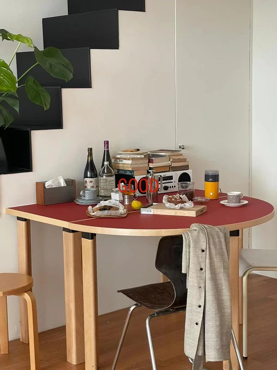 

Modern minimalist combination long desk color office coffee table