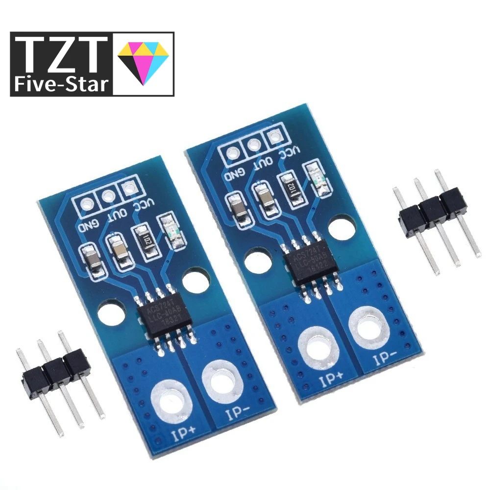 ACS724TLLCR 40A 50A Range Hall Current Sensor Module ACS724 Module For Arduino