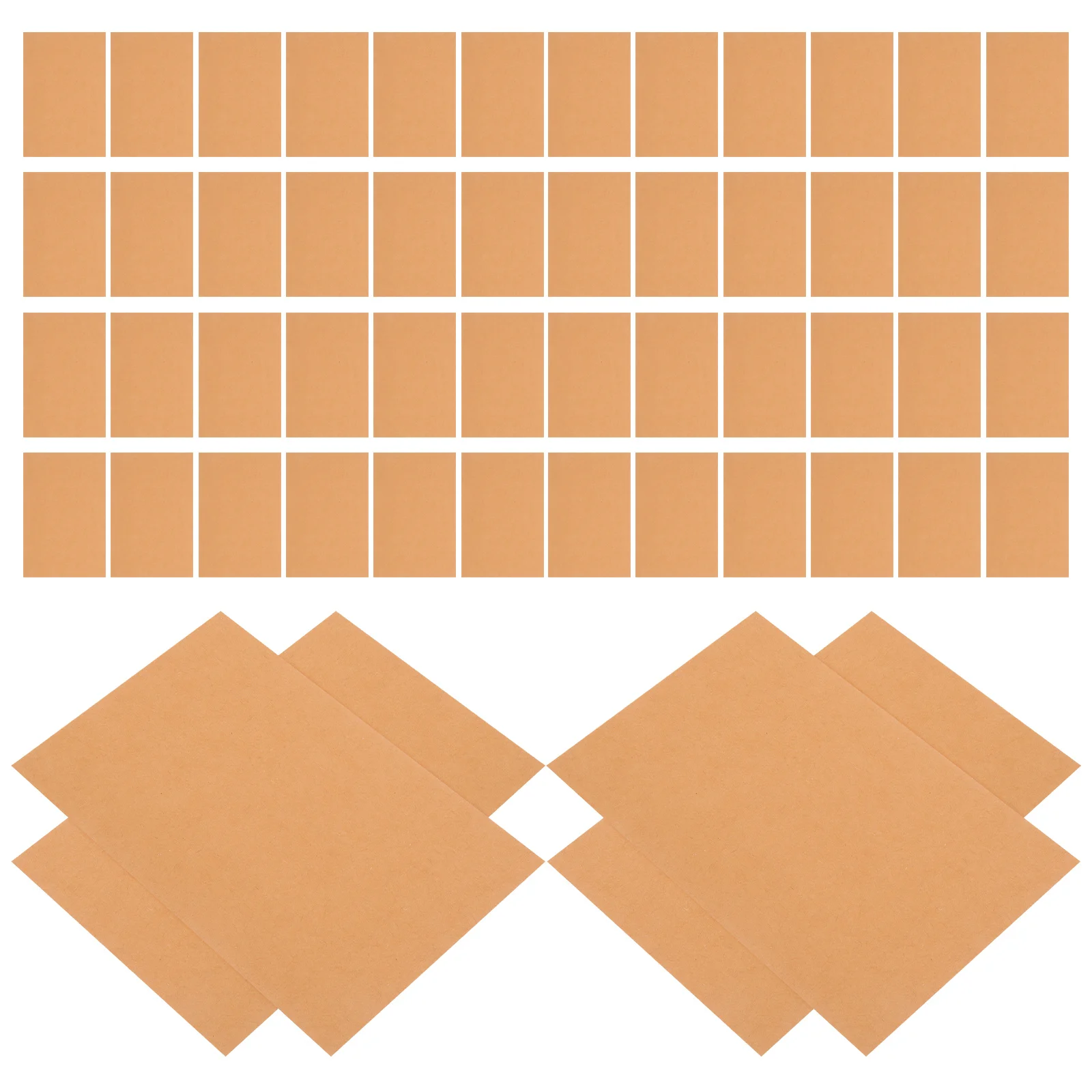 

60 Pcs Double-sided Blank Card Notecards to Write on Paper Office Art Postcards