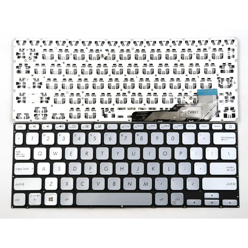 New For Asus ADOL14F ADOL14FA A403F S403F X403F Series Laptop Keyboard US Silver Without Backlit