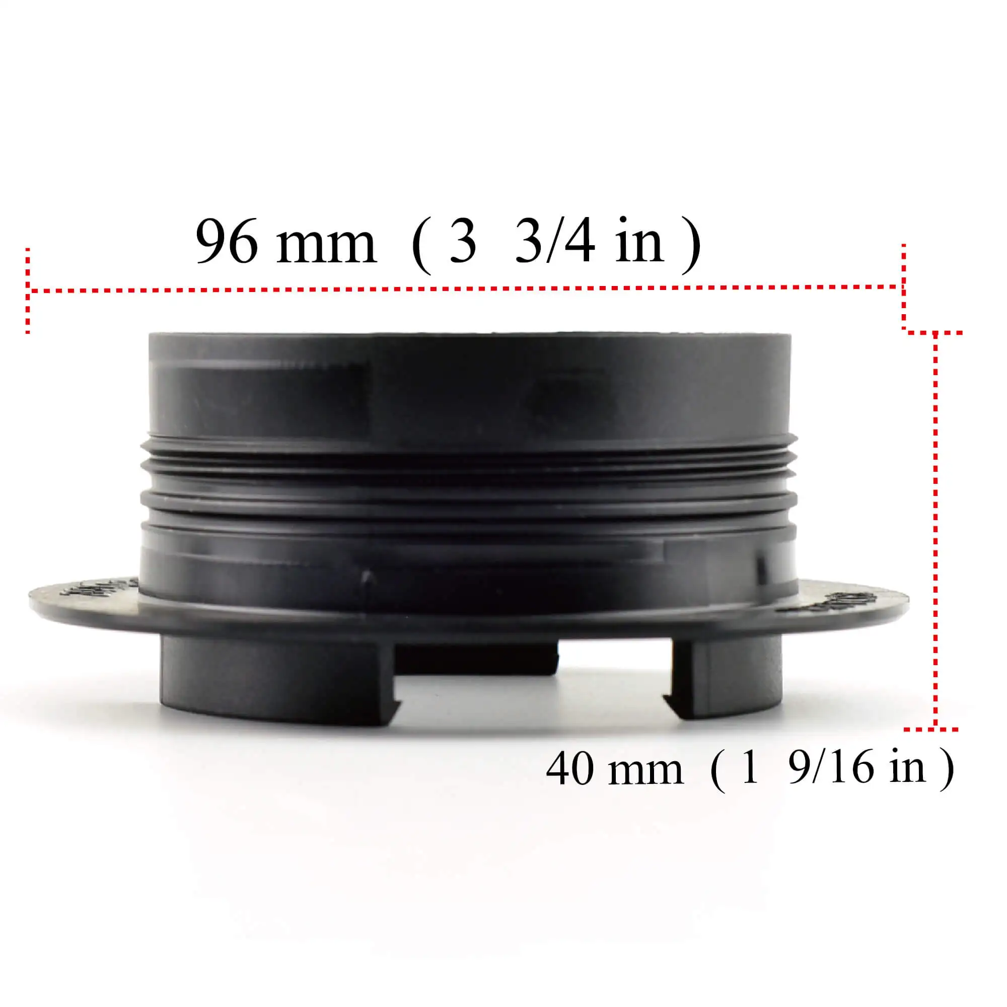 4pcs 96mm Wheel Caps Clip Ring Nylon For 09.24.155 Rim Center Cover Car Modification Styling Hubcap Interior Accessories Black