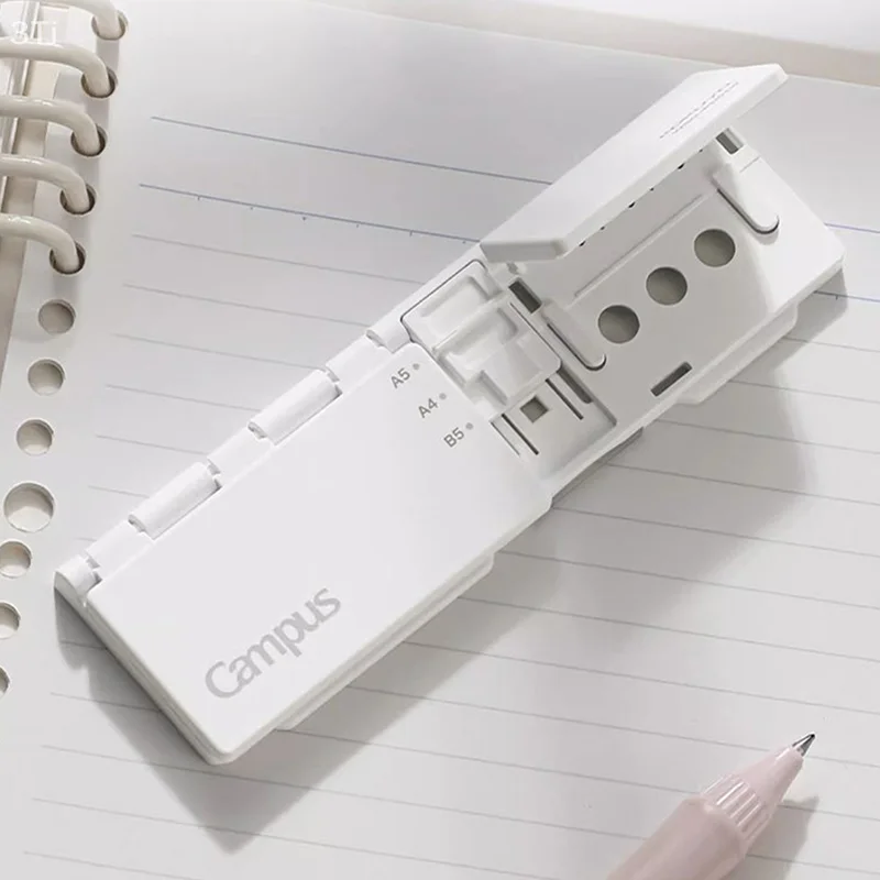 8 حفرة لكمة المحمولة حلقة الموثق دليل A5 B5 A4 فضفاضة ورقة دفتر ورق الناخس أداة مريحة خفيفة الوزن اللوازم المكتبية
