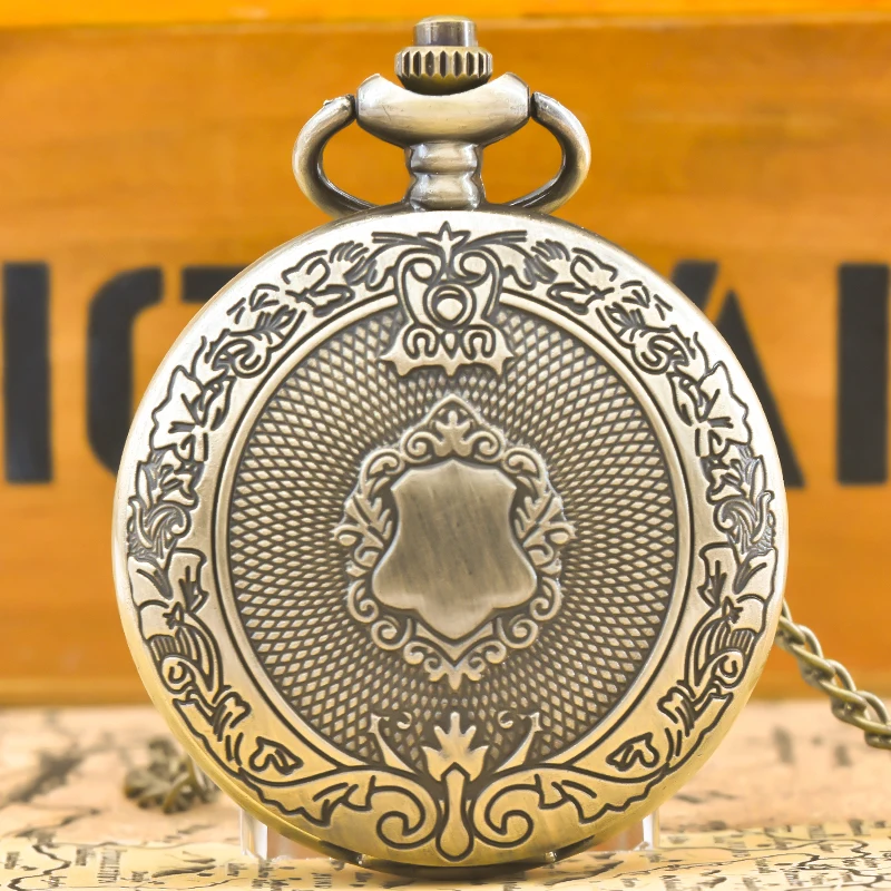 Retro Charm Neutral Fashion Roman Digital Quartz Pocket Watch Steampunk Men's and Women's Necklace Pendant Gift