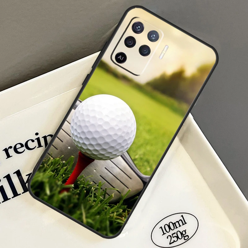 Golf Course Field Case For OPPO A52 A72 A5 A9 A31 A53 A15 A16 A17 A54 A74 A94 A76 A96 A54S A57S A53S Cover