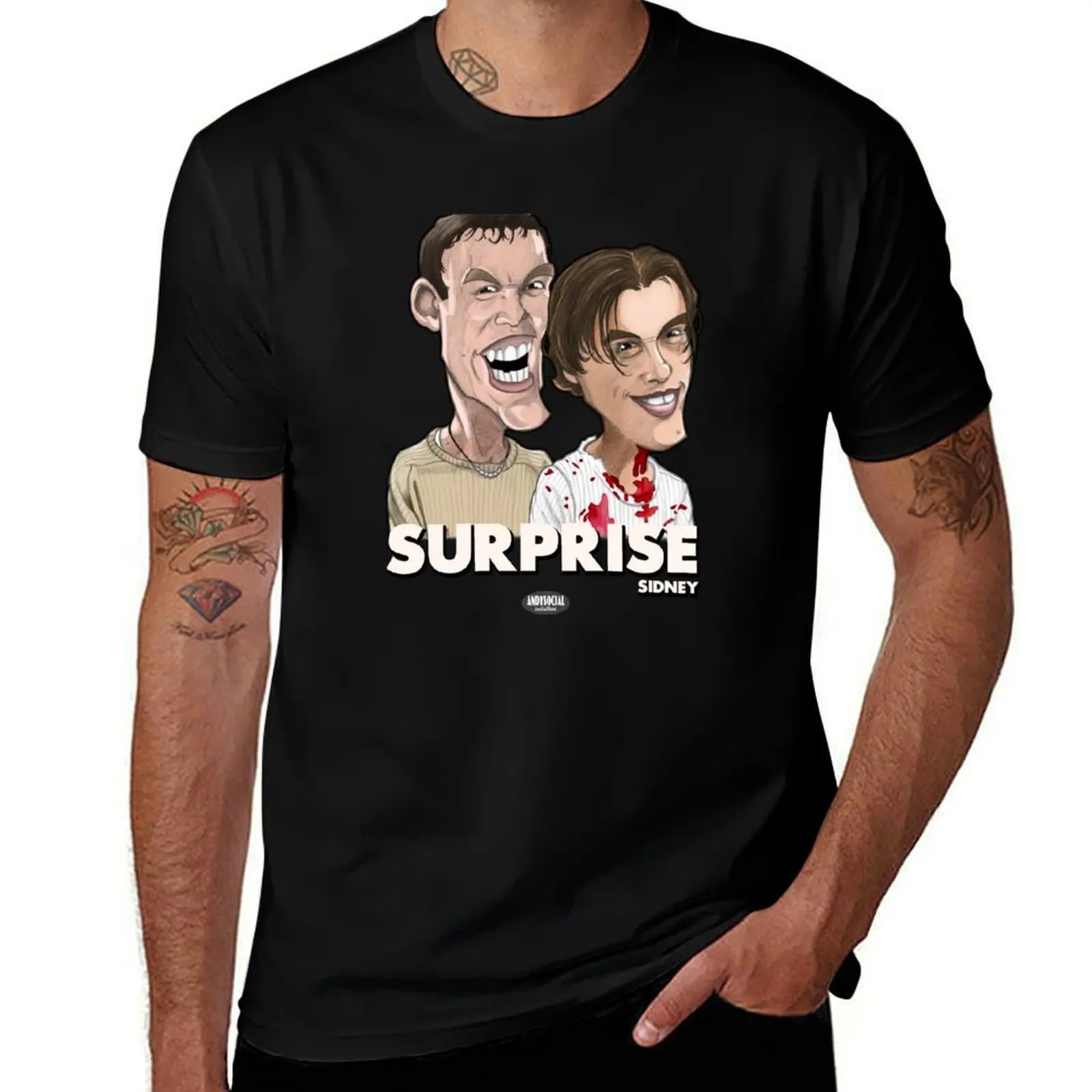 

Billy Loomis & Stu Macher T-Shirt Plus Size Workout Short Sleeve Top