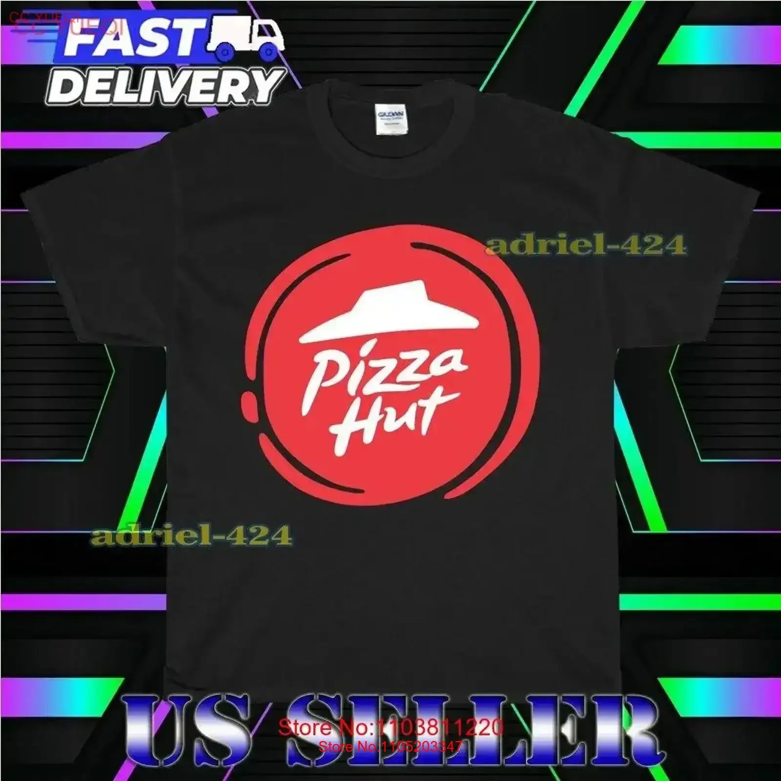 

NEW SHIRT PIZZA HUT LOGO T TEE FUNNY AMERICAN UNISEX SIZE S 5XL vintage Washed fashion Slightly homme Comfortable Soft vintage