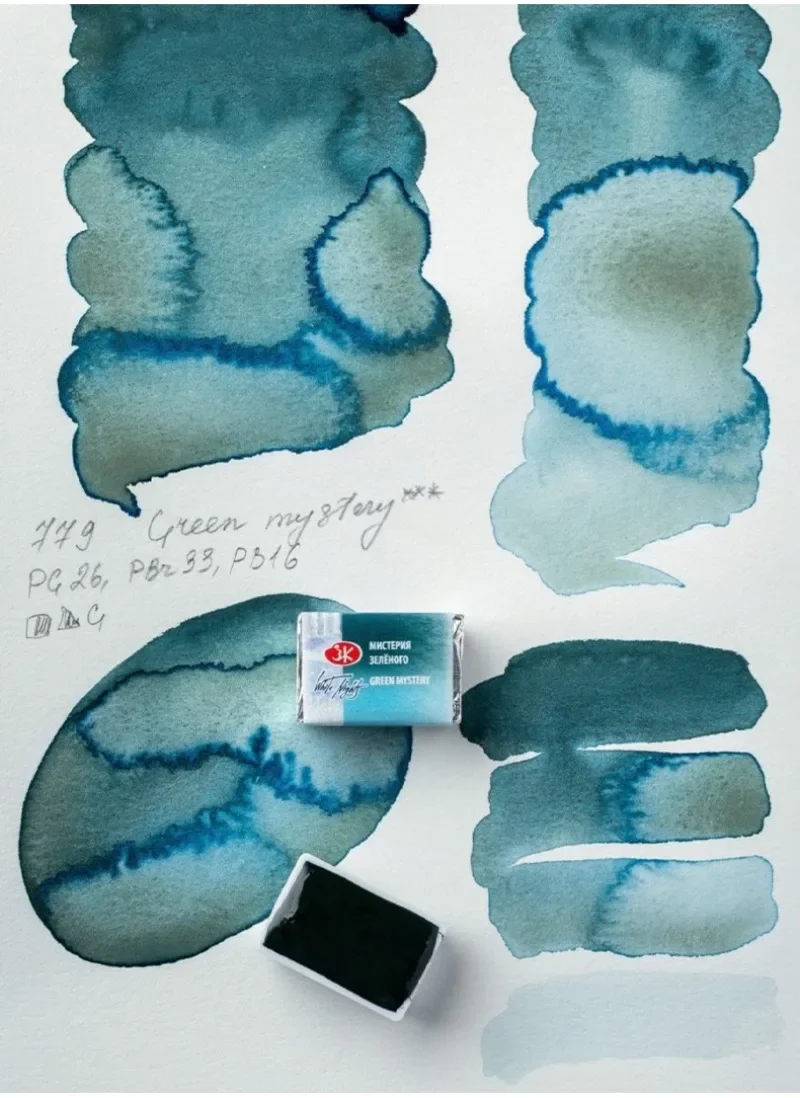 Russische Weiße Nächte Limitierte Auflage Granulierter Fester Aquarellfarben von Professioneller Künstlerqualität Leuchtende Lichtbeständige Farben – Detail 32