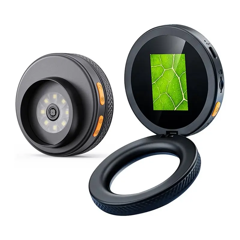 

B08B-Ручной цифровой микроскоп с увеличением 500X, 2,0-дюймовый IPS-экран, регулируемые светодиодные фонари для чтения