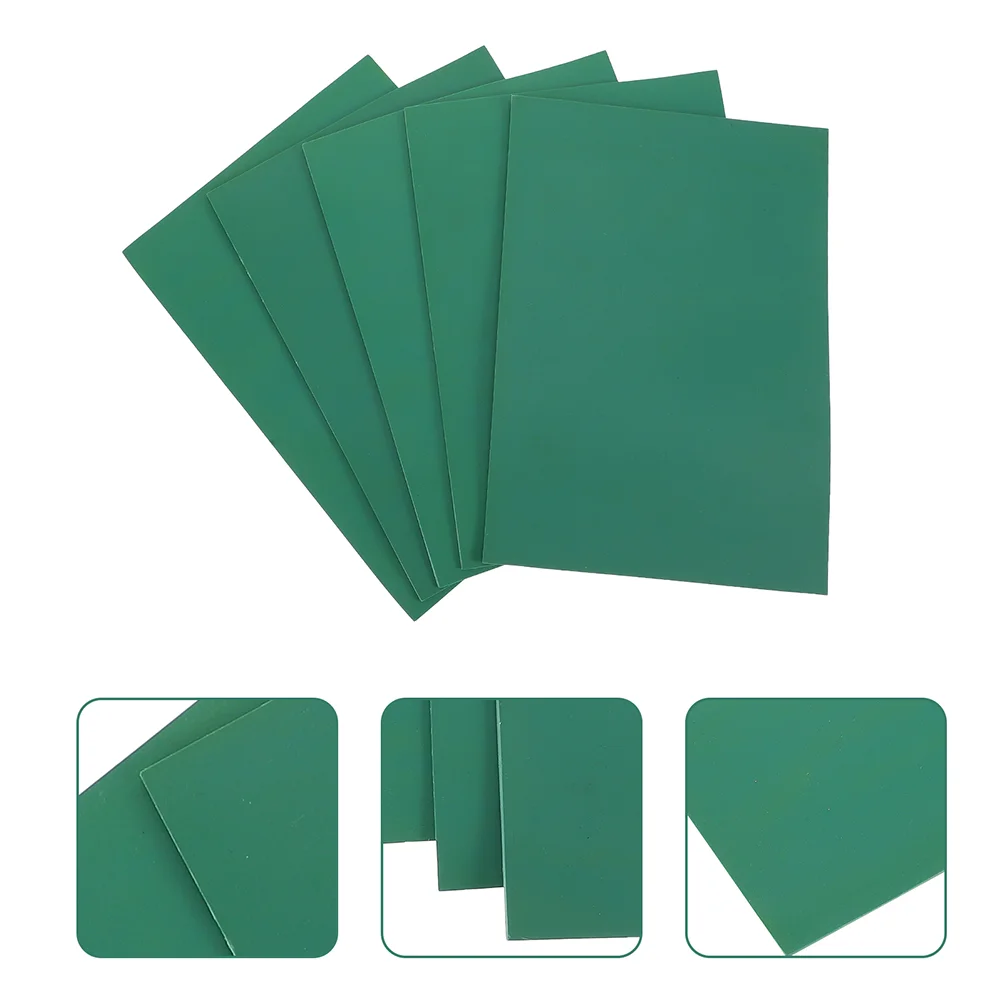 

6 Pcs Plastic Board Engraving PVC Carving Sheets Printmaking Tools Rubber Material Kids Toys