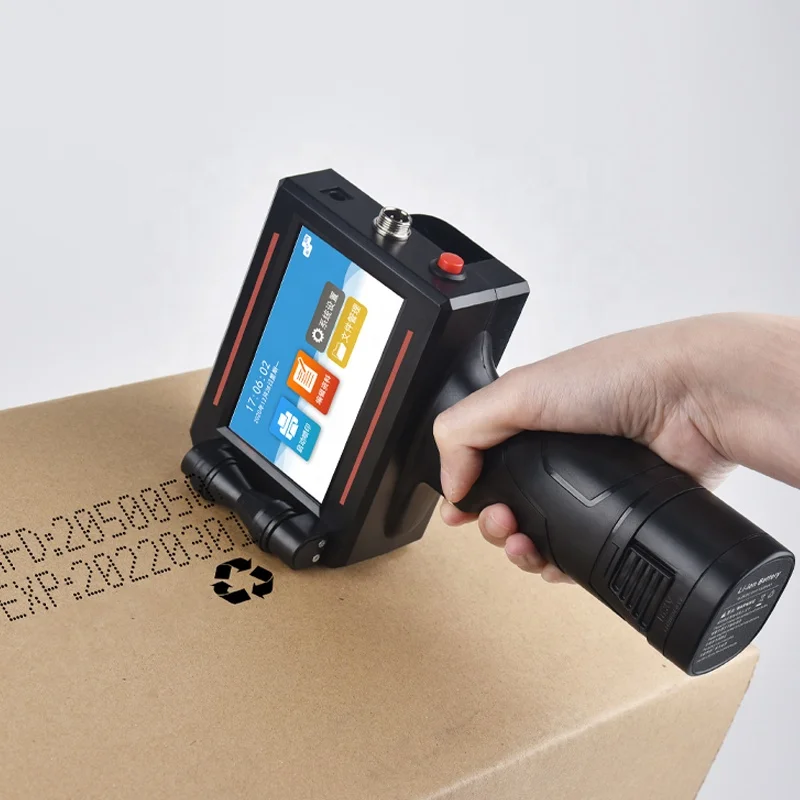 

Smart Touch Screen Inkjet Printer Handheld Small Production Date Digital Coded Inkjet Printer