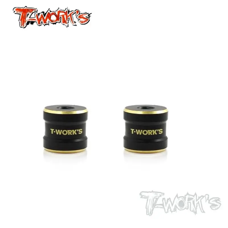 Original T works  TE-173 Brass Rear Stiffener bushing 3.5g ( For Serpent SDX4 ) 2pcs. Rc part