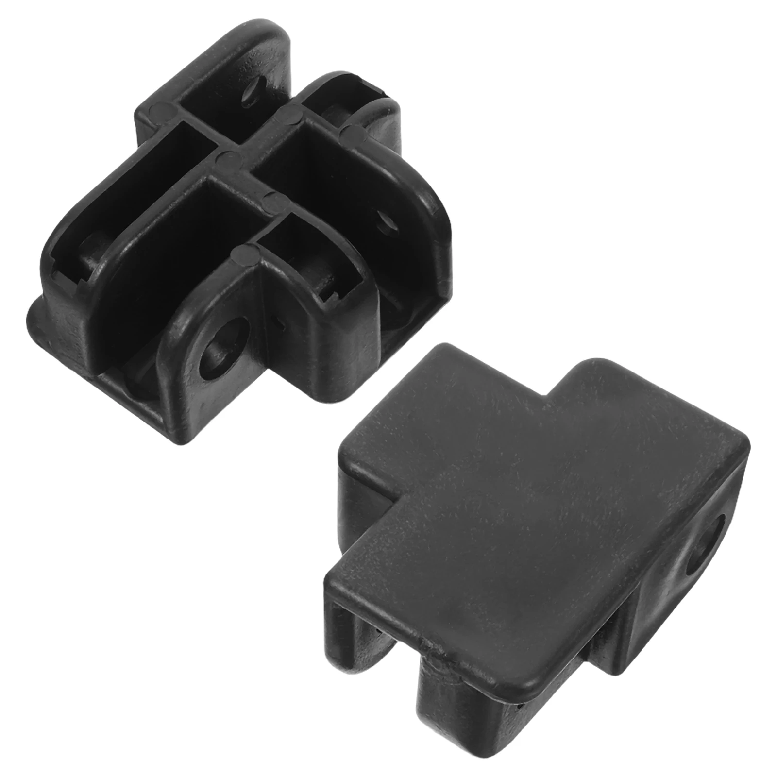 

2 Pcs Black Plastic Awning Bracket Folding Tent Pole Replacement Component Outdoor Rod Connector Patio Umbrella MountBracket