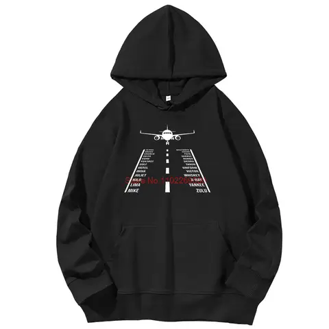 Piloto alfabeto avião aviador piloto presente gráfico moletom com capuz mangas compridas essencial pulôver hoodies camisola impressa
