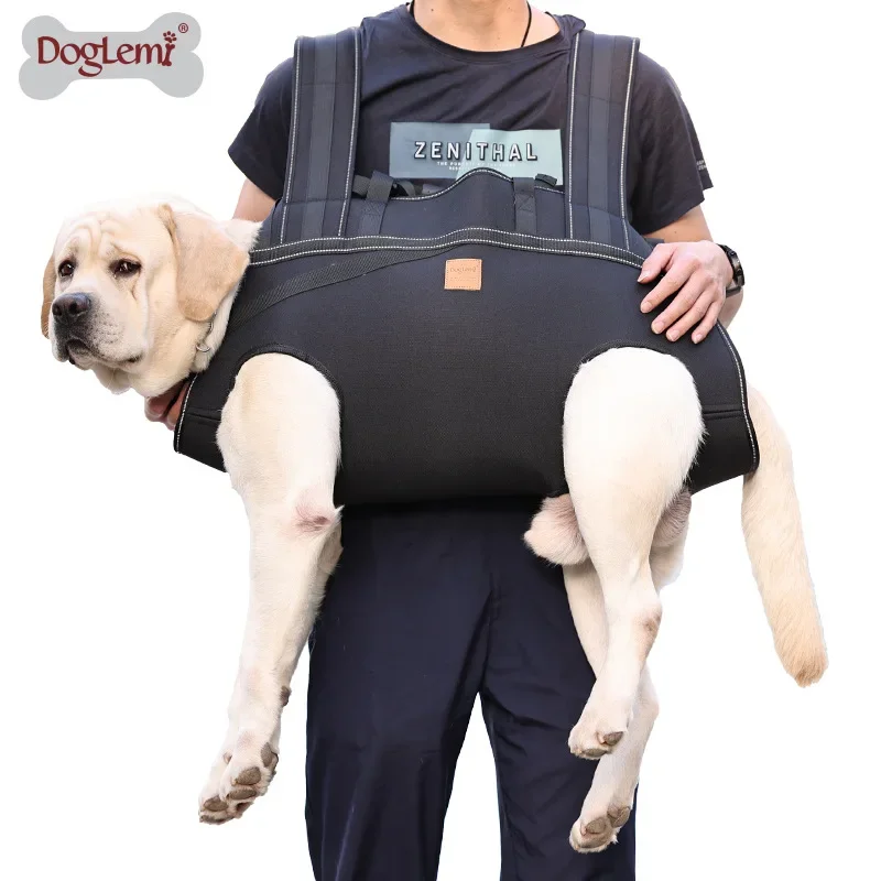 Multifunctional Pet Dog Carrier Backpack Portable Puppy Transportation Bag Medium Large Dogs Comfortable Breathable Shoulder Bag