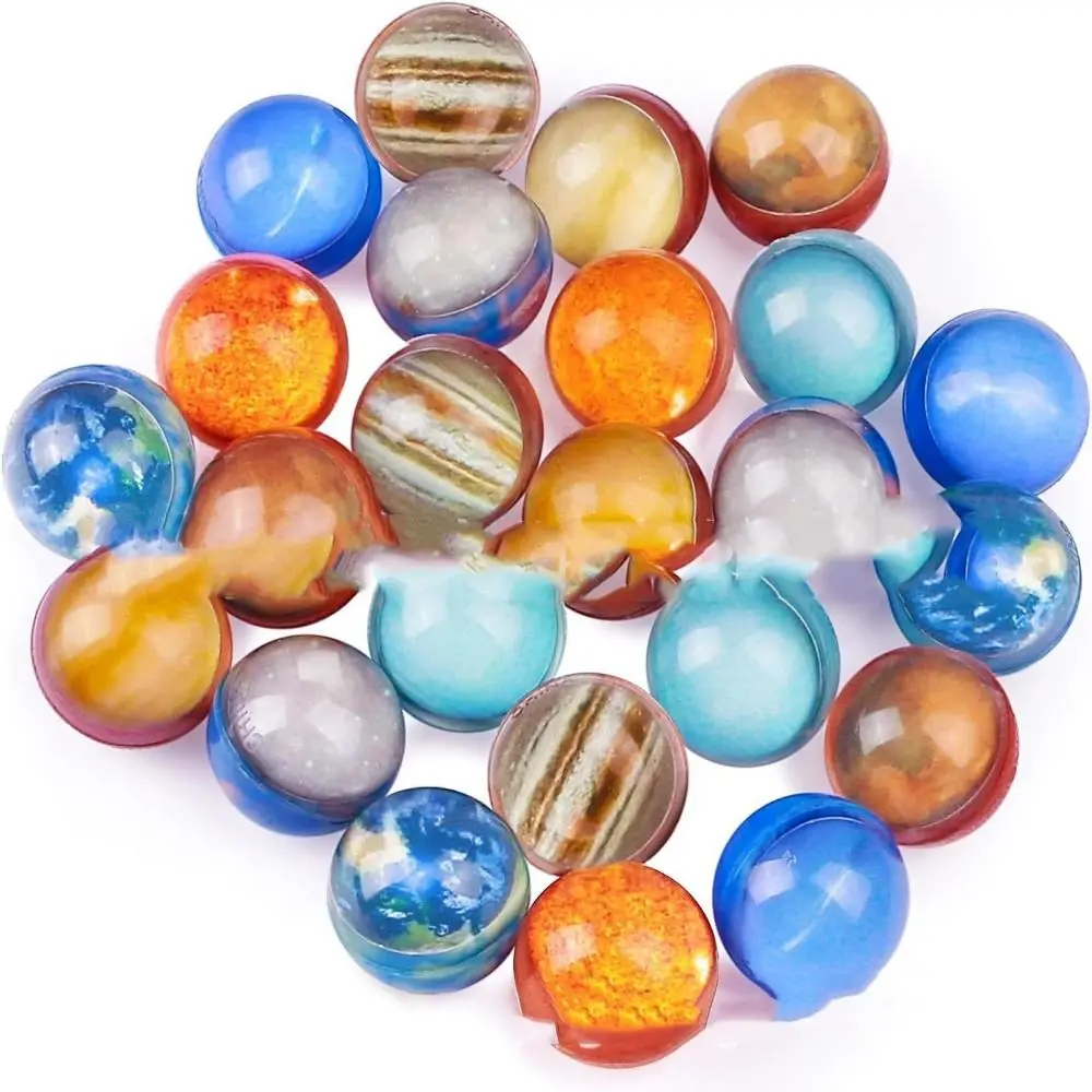 10pcs Galaxy Solar System Planet Balls Foam Bouncy Ball Space Planets Ball Space Ball Starry Sky Galaxy Foam Ball Education Toys