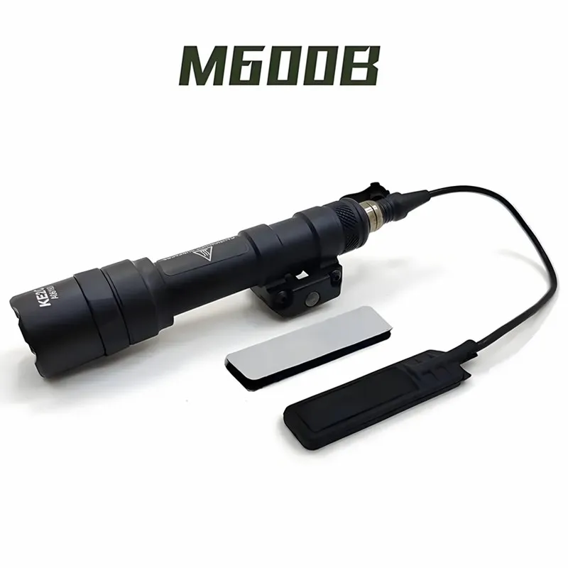 

M600 Light Tactical FLashlight Weapon Light with Pressure Switch Black