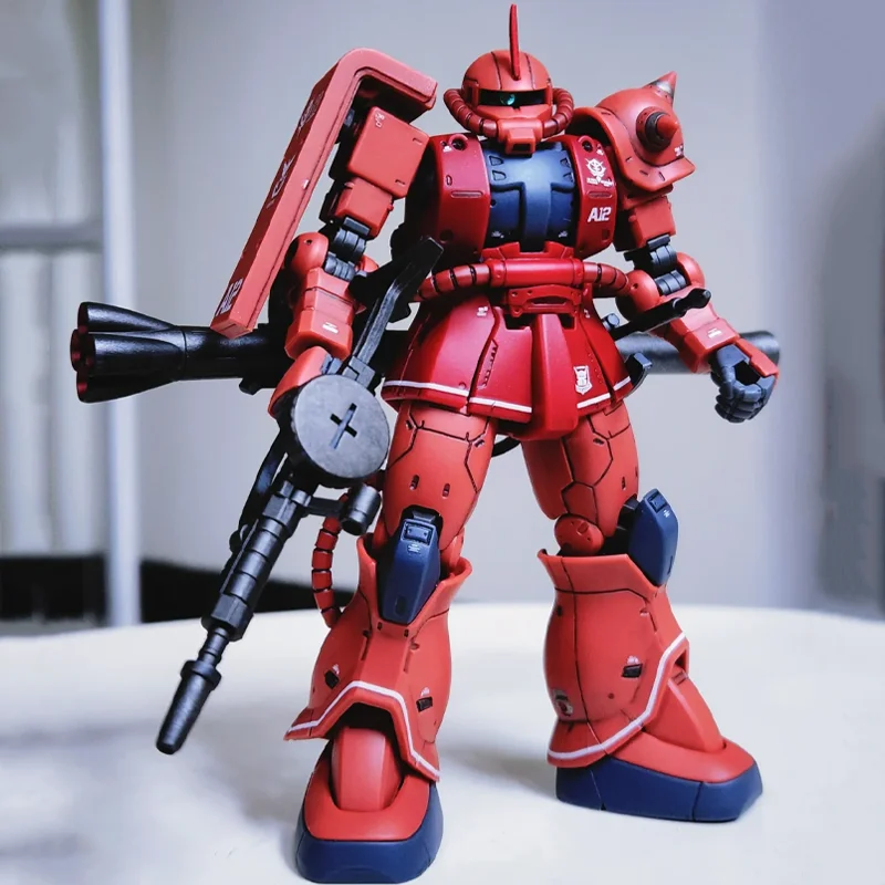GTO Char's Zaku HG 1/144 الميكانيكية التجمع أطقم منمذجة عمل أرقام سطح المكتب الديكور دمية الأولاد لغز اللعب هدية تحصيل