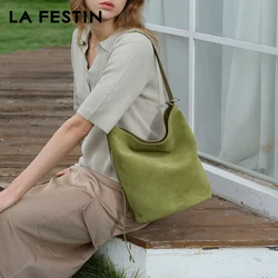 LA FESTIN Original Brand Shoulder Bag Designer Luxury Bag Bucket Bag Crossbody Bag Handbag Women Autumn and Winter Bags