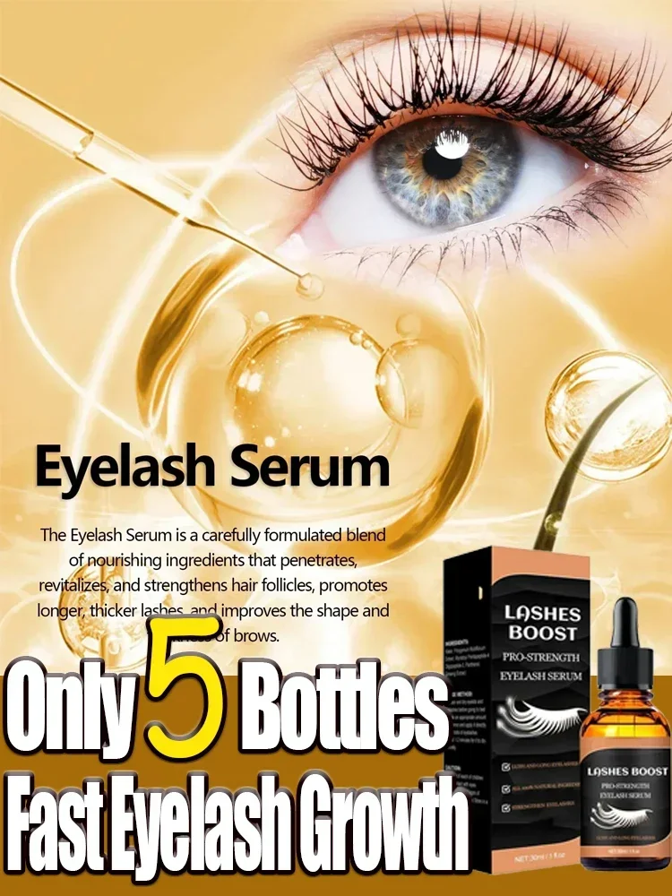 

Fast Eyelash Growth Serum 7 Days Natural Eyelashes Enhancer Longer Thicker Eyebrows Lift Eye Care Fuller Lashes Care Products