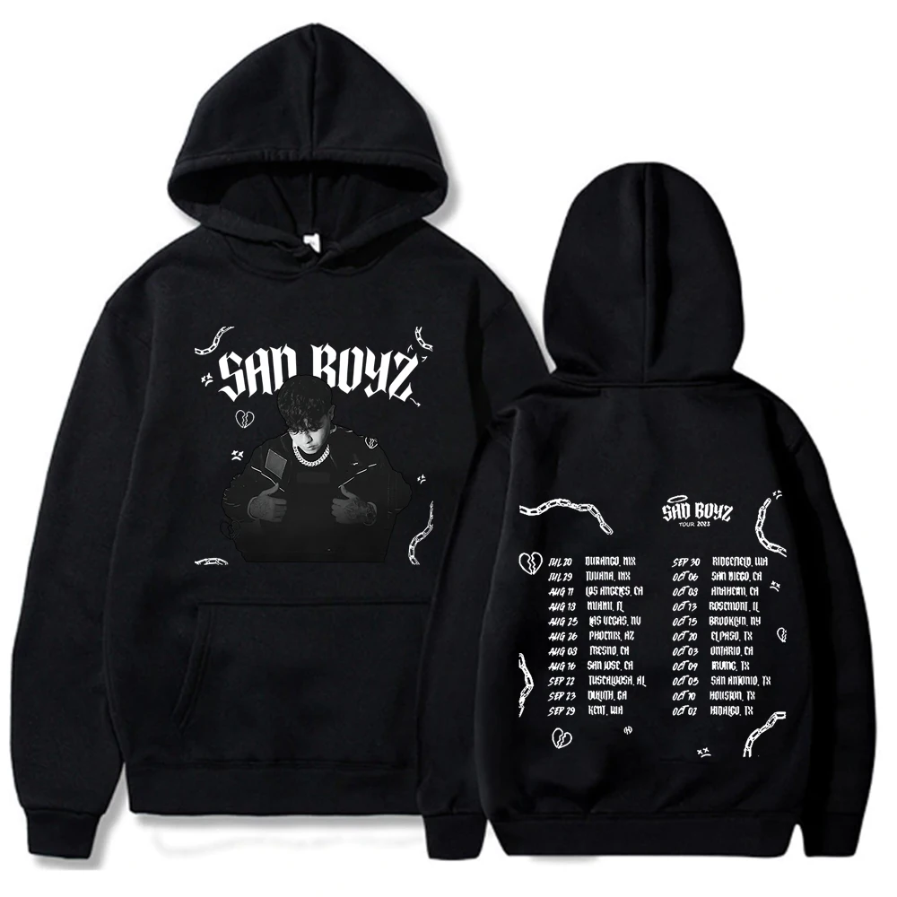 2024 Junior H Sad Boyz 4 Life Printed Hoodie Suicide Boys Merchandise Hoodie Concert Gift Hoodie Unisex