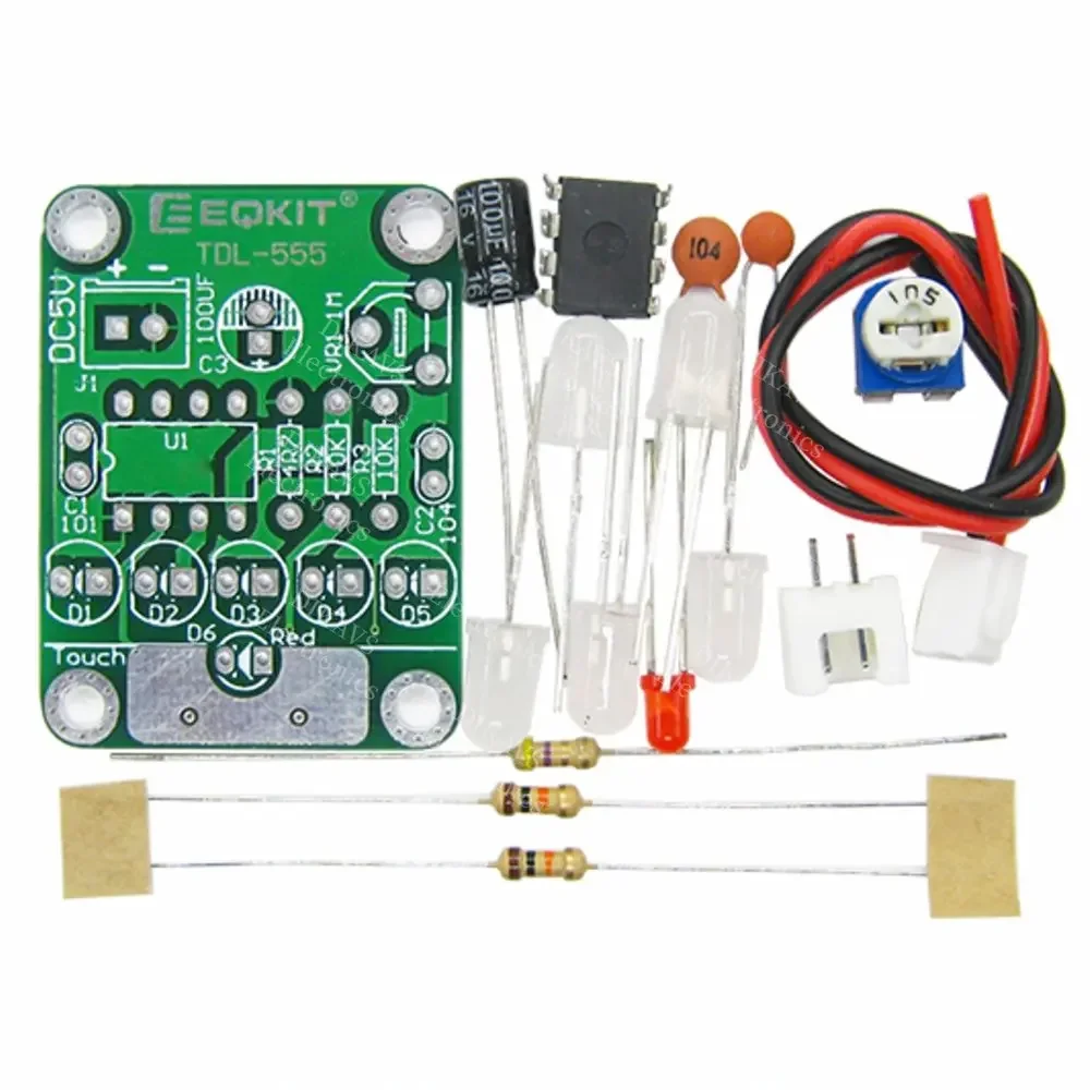 Beginner Learn To Solder Touch Switch Delay Light LED  Diy Kit Electronic Fun Soldering Kit