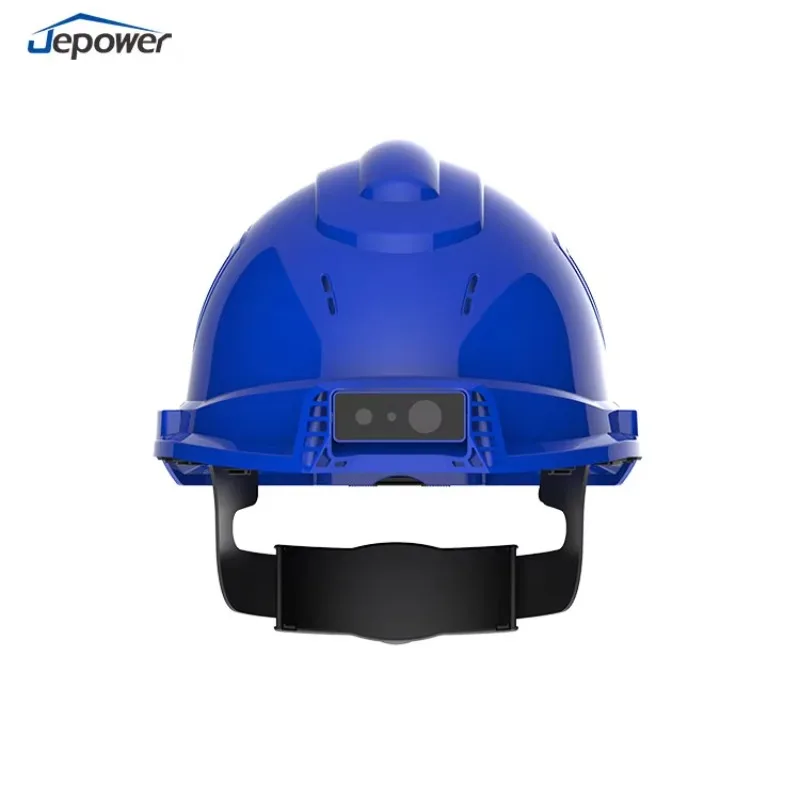 خوذة ذكية للفحص الصناعي مع كاميرا تغذية الفيديو المباشر GPS تتبع الاتصالات بدون استخدام اليدين 4G خوذة أمان ذكية #5