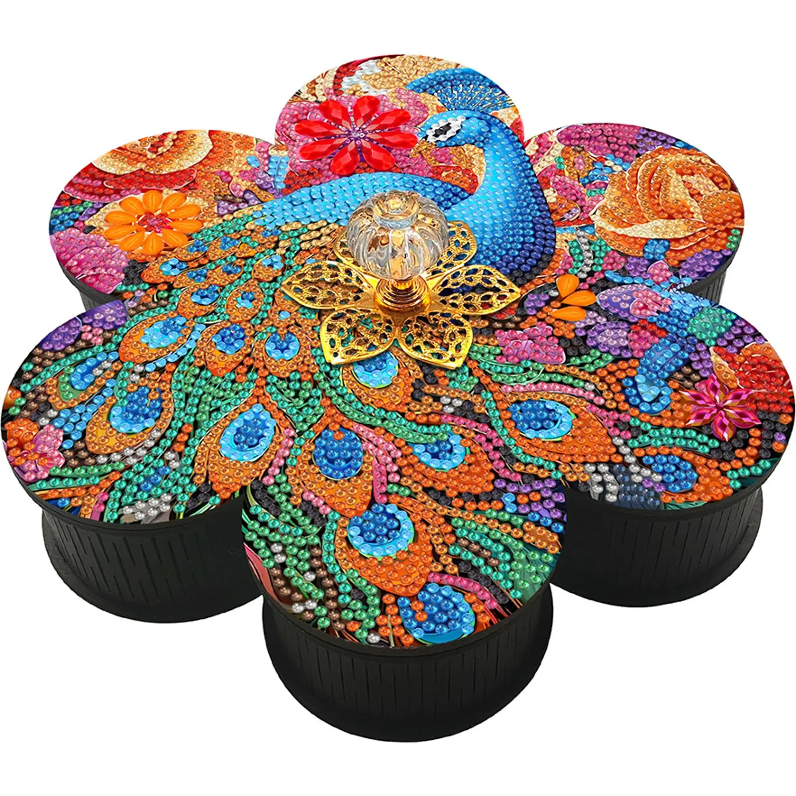 

Коробка для хранения алмазной мозаики: Зайчик и пасхальные яйца, органайзер для алмазной живописи со стразами для взрослых и начинающих