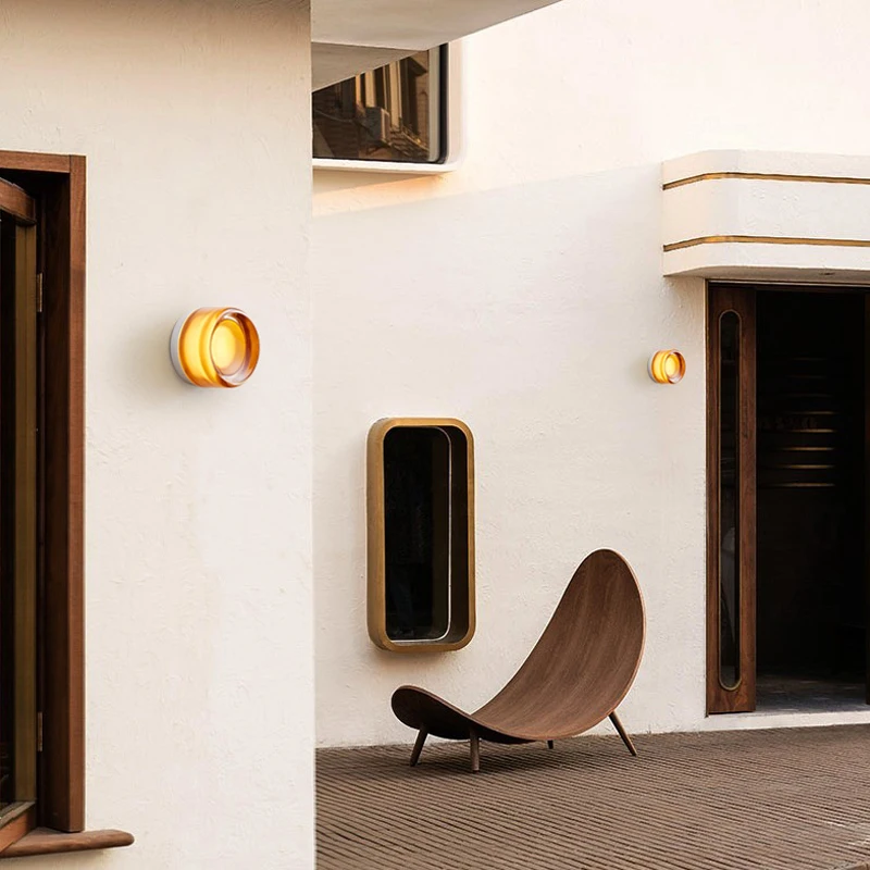 الجدار مصباح غرفة المعيشة للمنزل إضاءة ديكورية مصابيح الحائط الحديثة الاكريليك LED الممر غرفة نوم السرير الإنارة أضواء الجدار