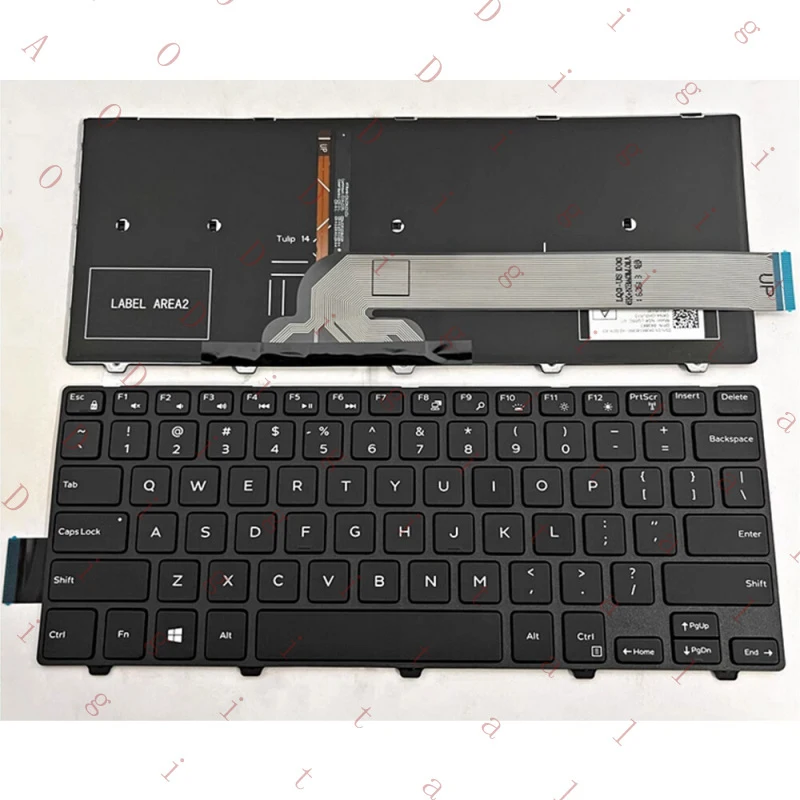 

Запасная клавиатура WW для ноутбука DELL Vostro 14 3459 3478 5459 с подсветкой