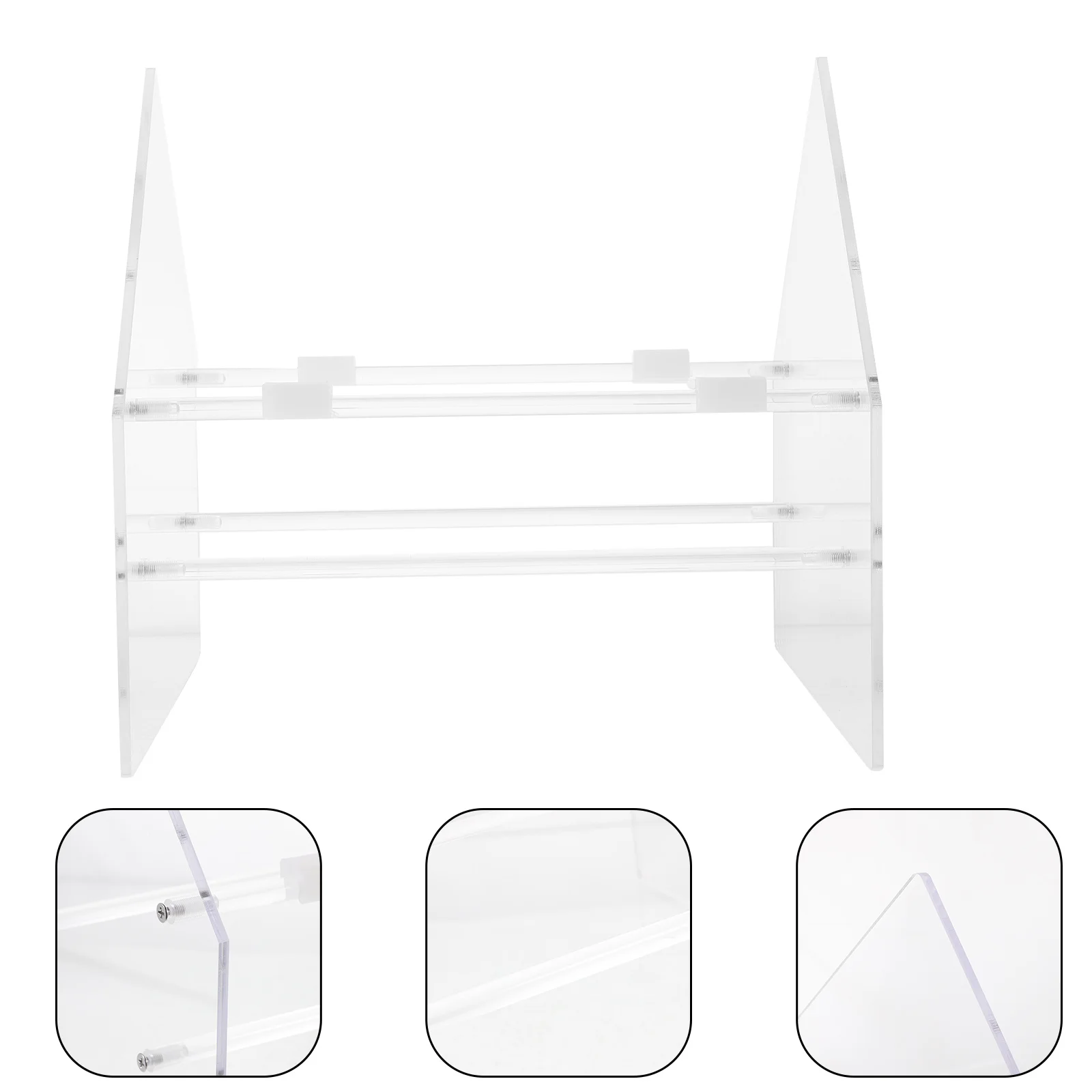 

Clear Acrylic Magazine Holder Storage Rack Desk Organizer for Vinyl Record Display File Organizer Cd Storage Rack Office Home