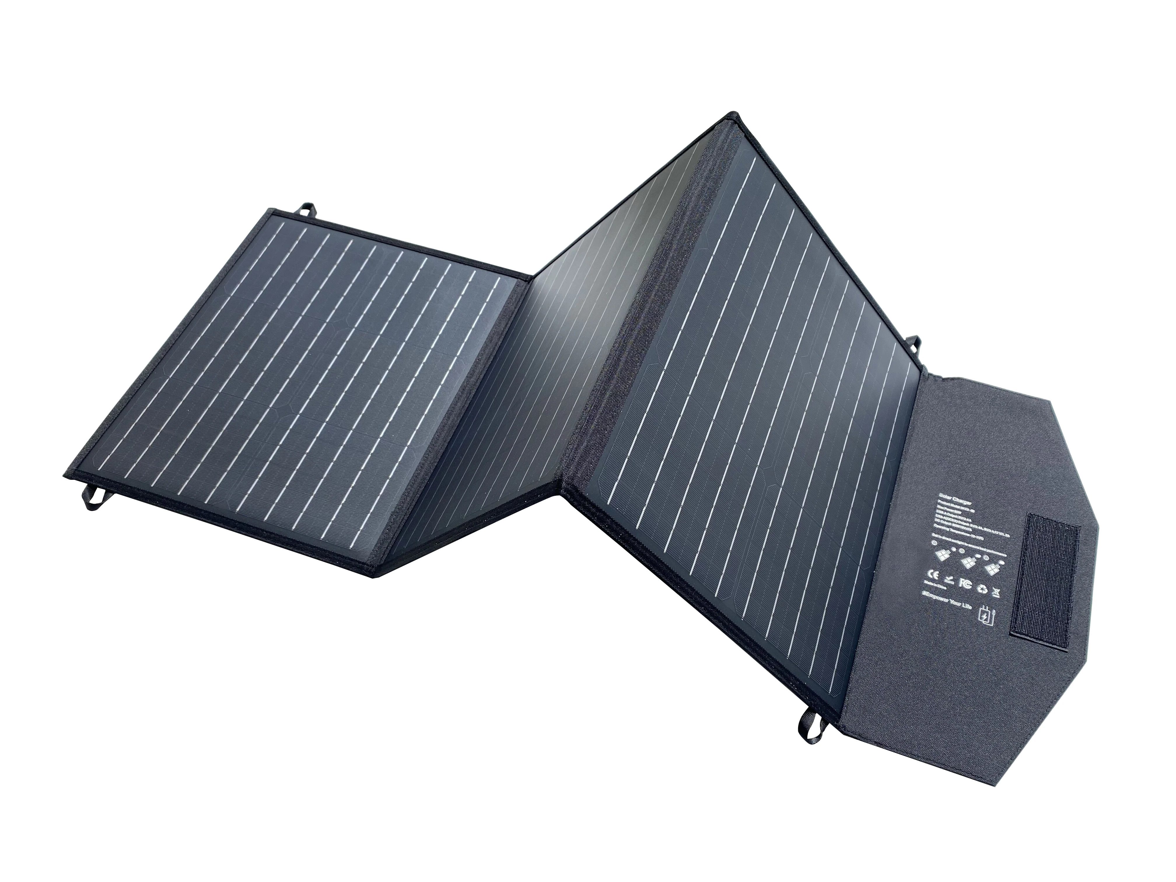 Hope-Bolsa de cargador Solar plegable, Panel de 30w, plegable con Dc18v y conector Usb