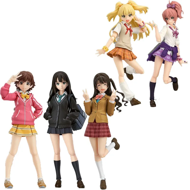 Stock Original Max Factory Figma 269 Mio Honda 252 Rin Shibuya 255 Uzuki Shimamura 287 JOUGASAKI RIKA 286 Mika Jougasaki Model